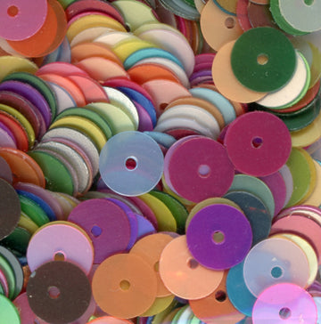 6mm Flat Satin Mix 100 Grams