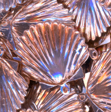 22mm Shell Metallic Pale Peach