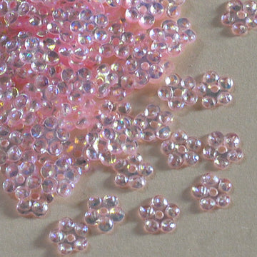 5mm Crystal Iris Flower Ballerina Pink 100 grams