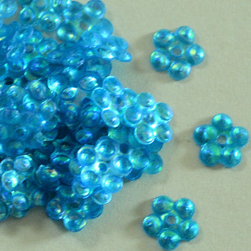 5mm Crystal Iris Flower Cabana Blue