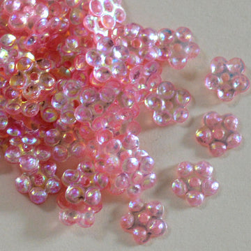 5mm Crystal Iris Flower Pinkadilly Circus 100 Grams