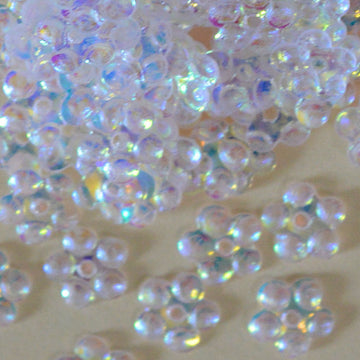 5mm Crystal Iris Flower Clear AB