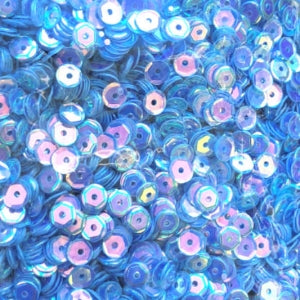 4mm Slightly Cupped Crystal Opaque Atmosphere