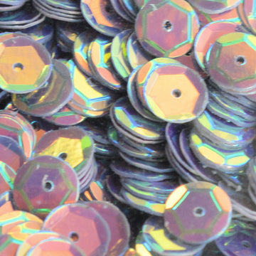 10mm Slightly Cupped Crystal Opaque Galactic 100 Grams