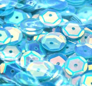 10mm Slightly Cupped Crystal Opaque Atmosphere