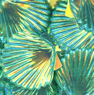 22mm Shell Crystal Opaque Jaded