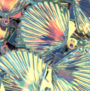 22mm Shell Crystal Opaque Galactic