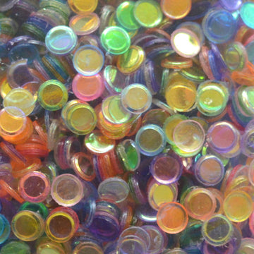 4mm Crystal Iris Confetti Mixed Colors