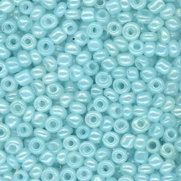11/0 Bead Ceylon Pale Ocean Blue Green 450 Grams