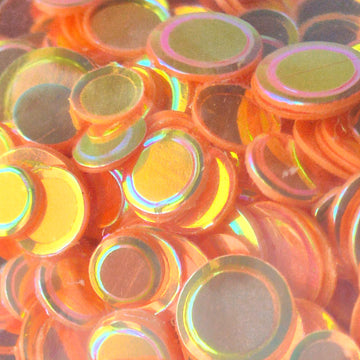 Crystal Opaque Confetti Tangy Tangerine