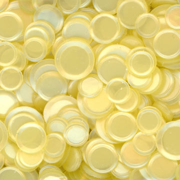Satin Matte Confetti Pale Yellow 100 grams