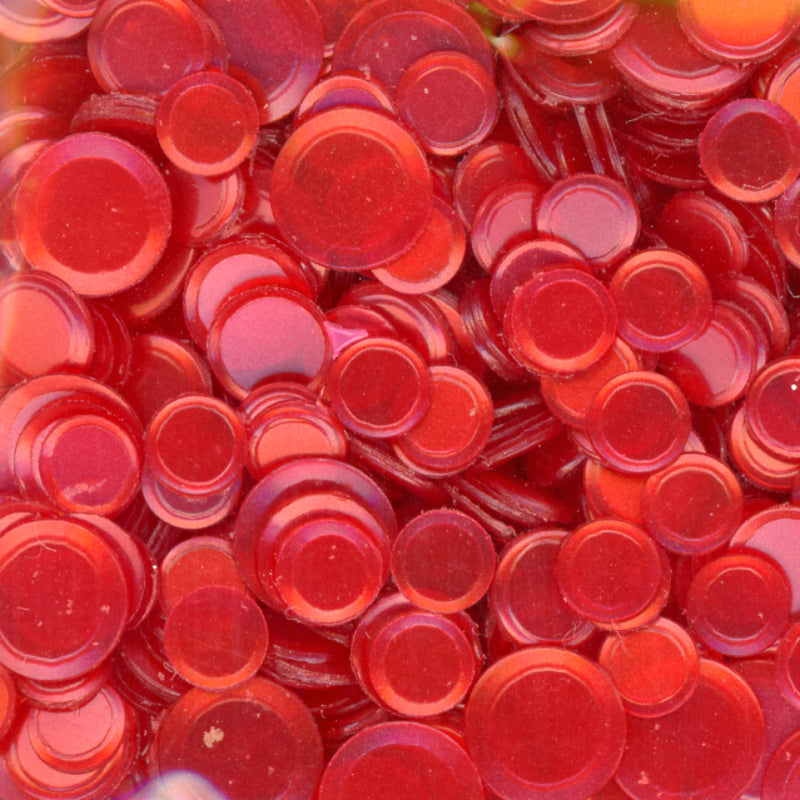 Satin Matte Confetti Red