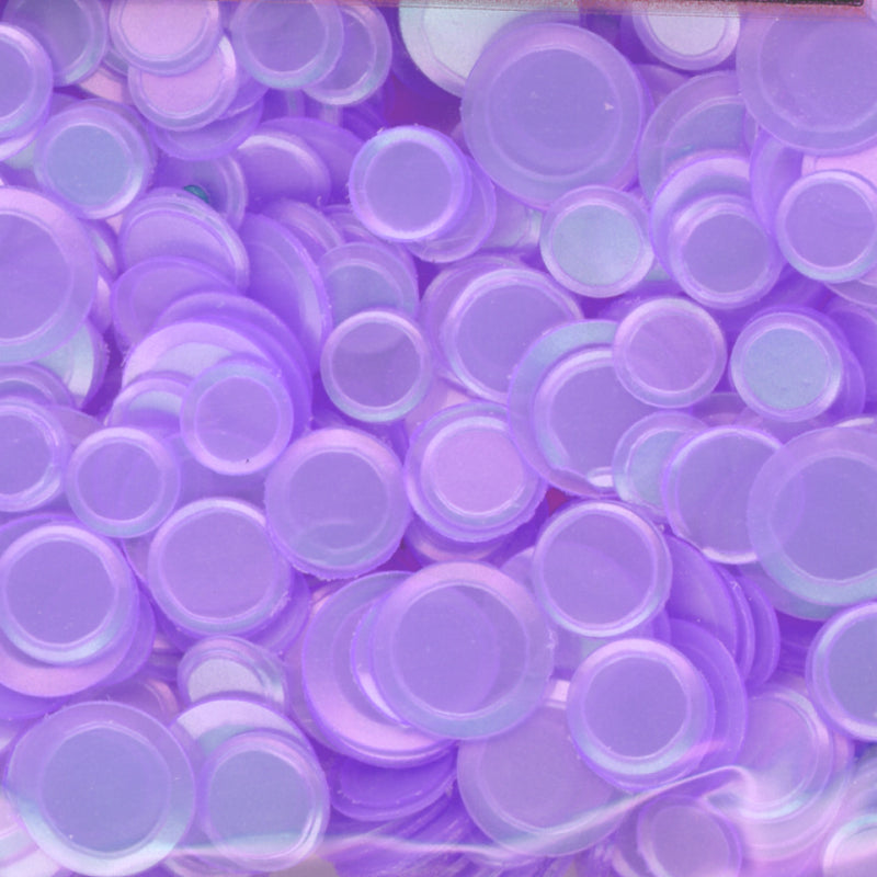 Satin Matte Confetti Light Purple 100 grams