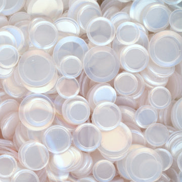 Satin Matte Confetti White 100 grams