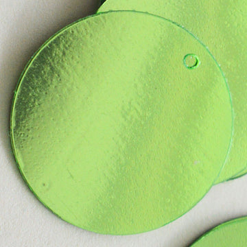 30mm Paillette Metallic Spring Green