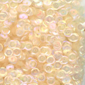 5mm Slightly Cupped Iridescent Buttercream 50 Grams