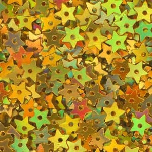 5mm Star Progressive Hologram Gold