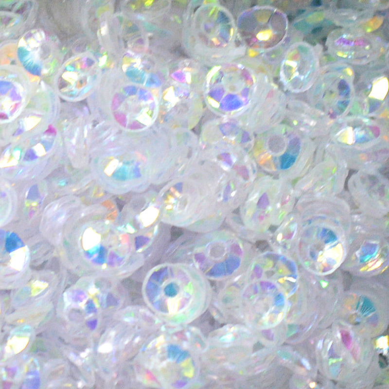 3mm Fully Cupped Crystal Iris Clear AB