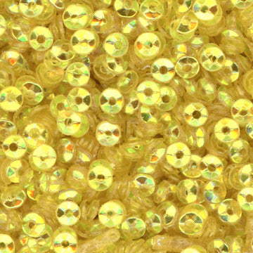3mm Fully Cupped Crystal Iris Luscious Lemon 100 grams