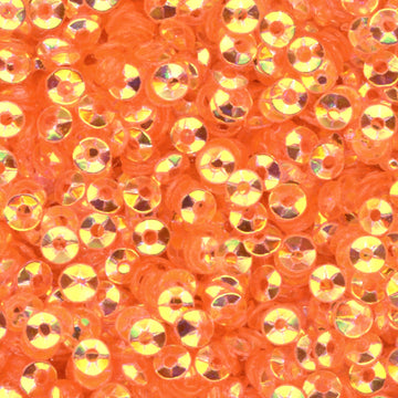 3mm Fully Cupped Crystal Iris Clementine