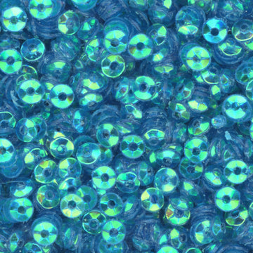 3mm Fully Cupped Crystal Iris Cabana Blue