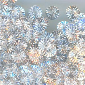 Moonshine 6mm Flat Embossed 100 grams