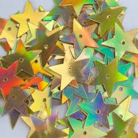 15mm Flat Star Progressive Holo Gold 100 grams