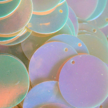 20mm Paillette Crystal Opaque Creme Puff 50 grams