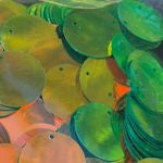 30mm Paillette Crystal Opaque Christmas Green 500 count