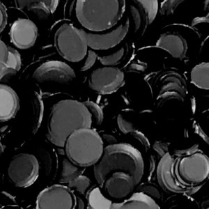Satin Matte Confetti Black