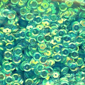 6mm Slightly Cupped Crystal Iris Bali Breeze