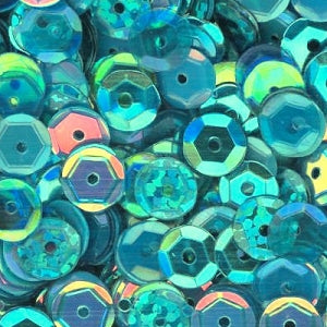 6mm Slightly Cupped Deep End Sequin blend 100 grams