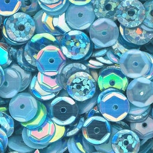6mm Slightly Cupped Sky's The Limit Sequin blend 100 grams