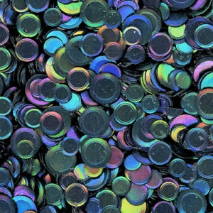 Confetti Black Iridescent
