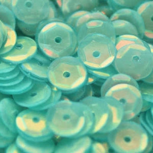 10mm Slightly Cupped Opalescent Lanai