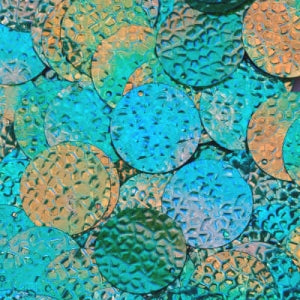 20mm Crystal Metallic Paillette Mermaid