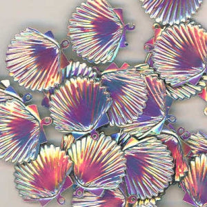 22mm Shell Crystal Metallic Quicksilver