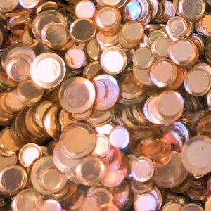 Metallic Confetti Pale Peach 100 grams
