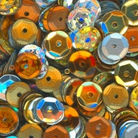 5mm Slightly Cupped Empire Sequin blend