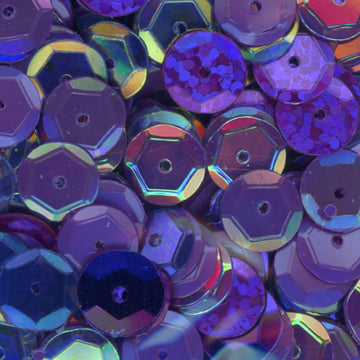 8mm Slightly Cupped Sour Grapes Sequin blend