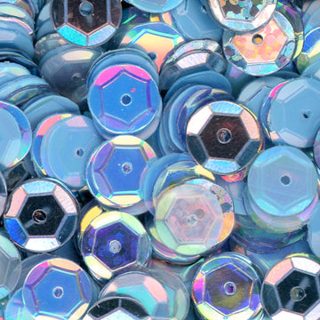 8mm Slightly Cupped Sky's The Limit Sequin blend