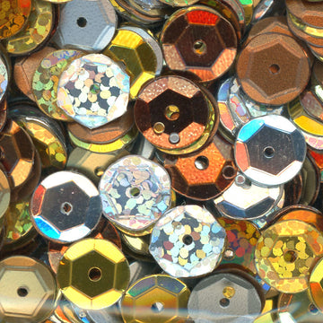 8mm Slightly Cupped Empire Sequin blend