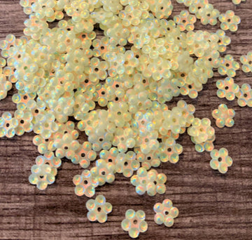 5mm Flower Opalescent Chiffon 50 Grams