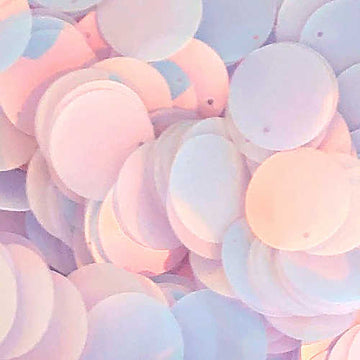 20mm Paillette Opalescent White Opal 50 grams