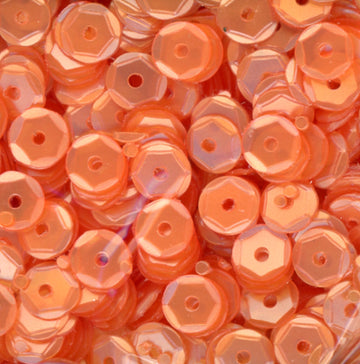 5mm Slightly Cupped Satin Lt. Burnt Orange 100 Grams