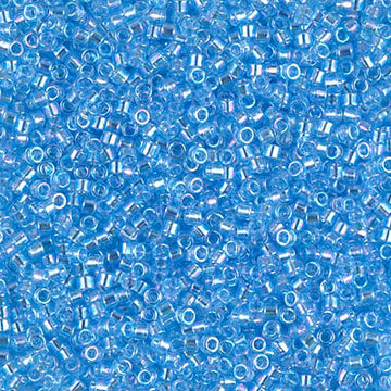 Delica 11/0 Transparent Capri Blue AB