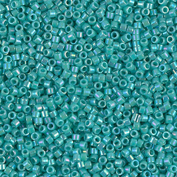 Delica 11/0 Turquoise Green Opaque AB