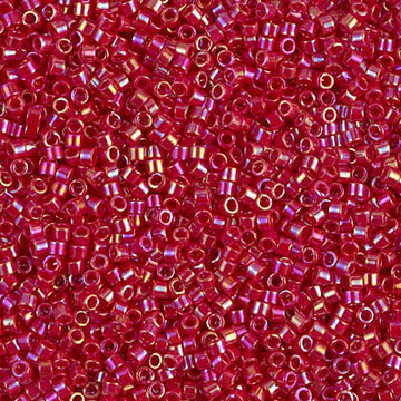 Delica 11/0 Red Opaque AB