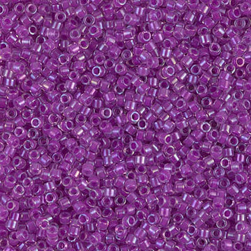Delica 11/0 Transparent Magenta AB