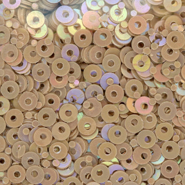 3mm Flat Opaque Iridescent Beige